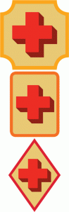 first aid badges
